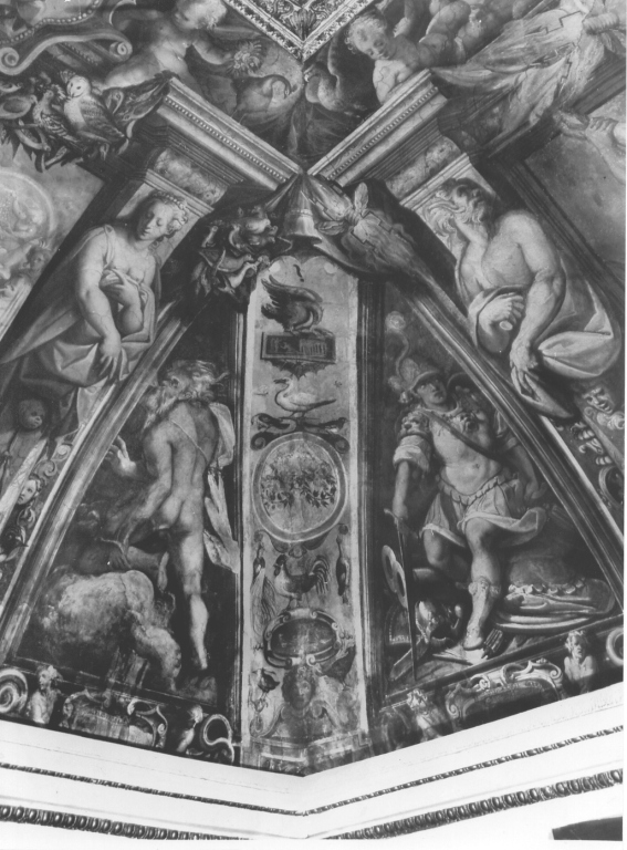 telamone e cariatide (dipinto, ciclo) di Zucchi Jacopo (sec. XVI)