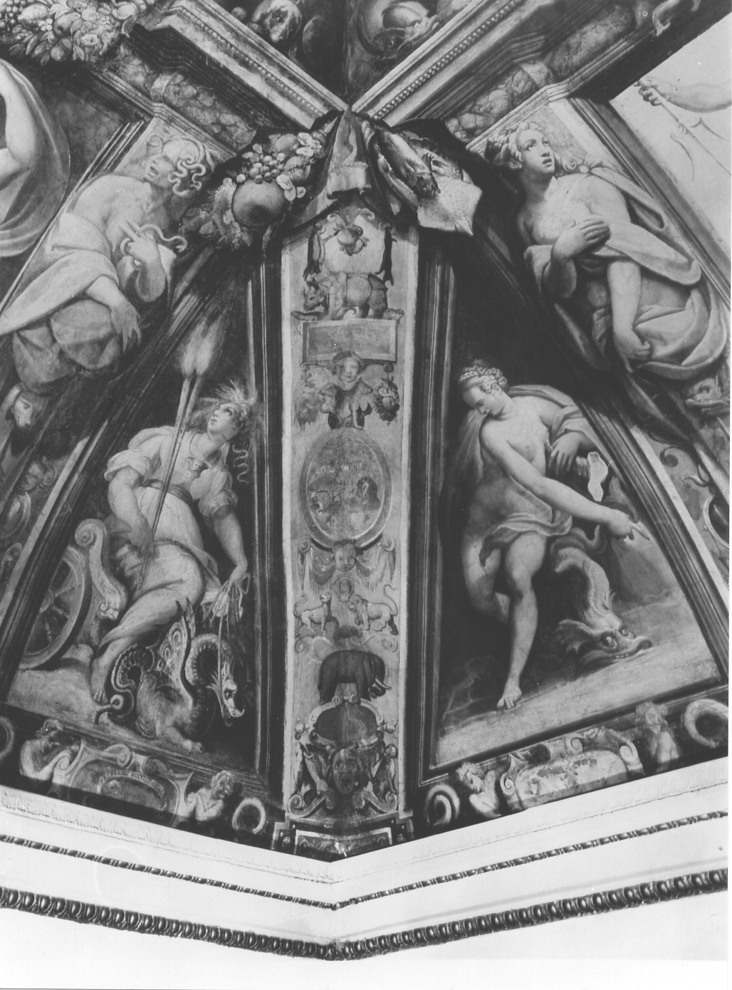 grottesche (dipinto, ciclo) di Zucchi Jacopo (sec. XVI)