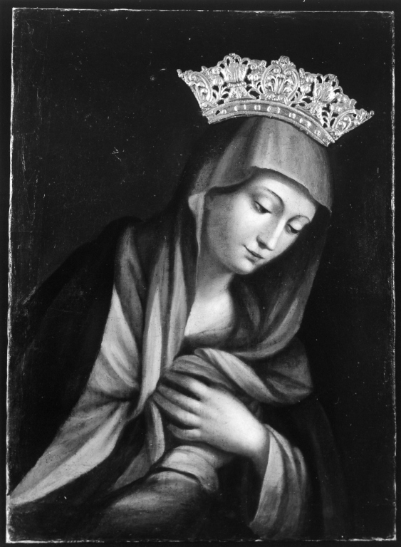 Madonna (dipinto) - ambito romano (seconda metà sec. XIX)