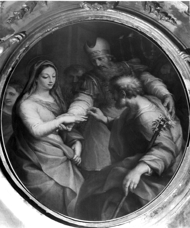 Sposalizio di Maria Vergine (dipinto) di Masucci Agostino (sec. XVIII)