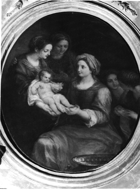 nascita di Maria Vergine (dipinto) di De Petri Pietro Antonio (sec. XVIII)