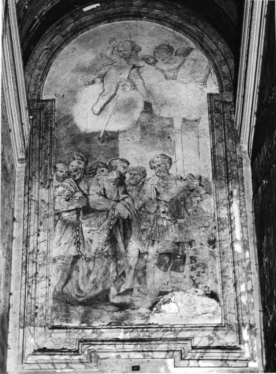San Paolo incatenato (dipinto) - ambito cortonesco (sec. XVII, sec. XIX)