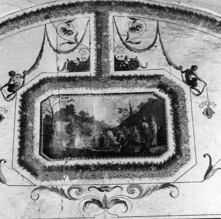 Mosè con le tavole della legge (dipinto) di Coccetti Liborio (sec. XVIII)
