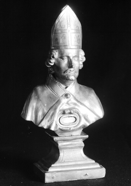 San Biagio (reliquiario - a busto) - ambito romano (primo quarto sec. XIX)