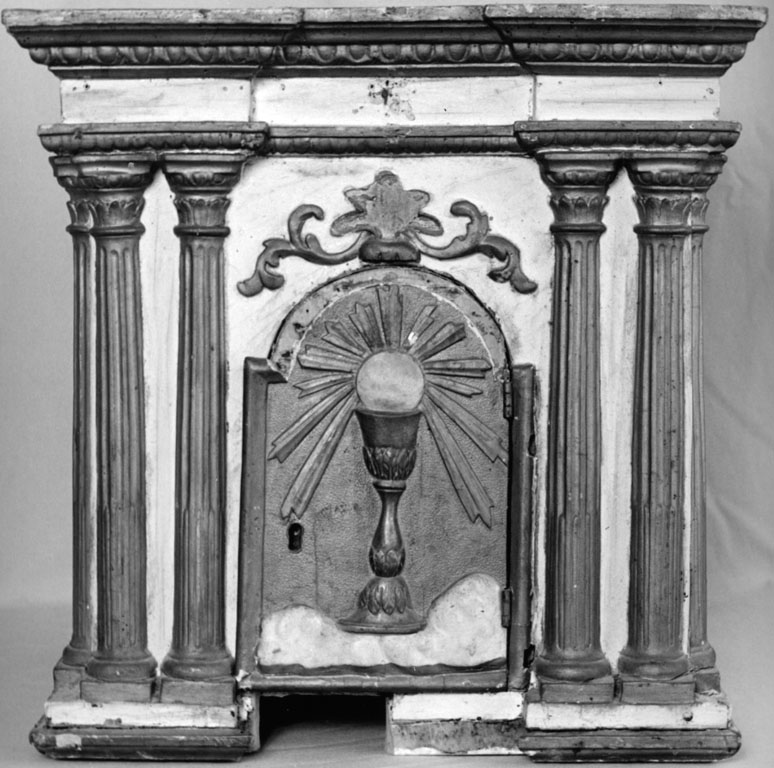 tabernacolo - a tempietto - ambito romano (fine sec. XIX)