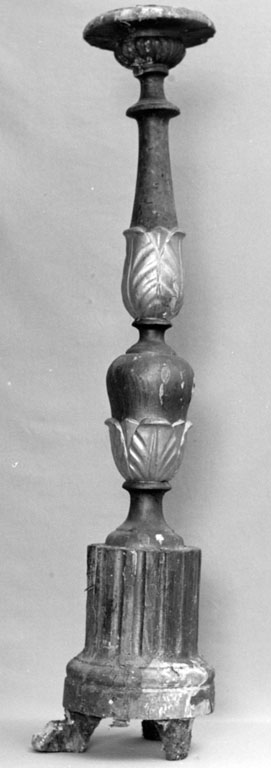 candeliere d'altare - ambito romano (fine sec. XIX)