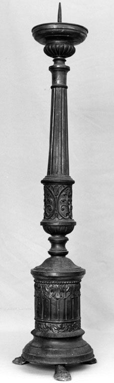 candeliere d'altare, serie - ambito romano (primo quarto sec. XX)