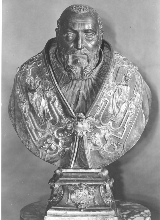 Clemente VIII (busto) di Landini Taddeo (sec. XVI)