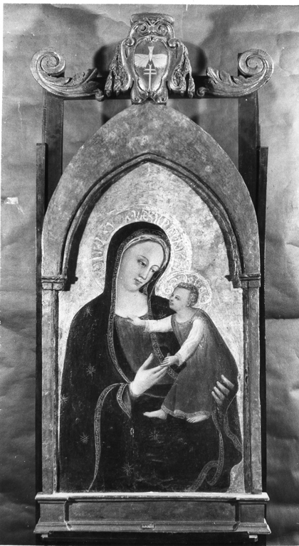 Madonna con Bambino (dipinto, opera isolata) - ambito senese (prima metà sec. XIV)
