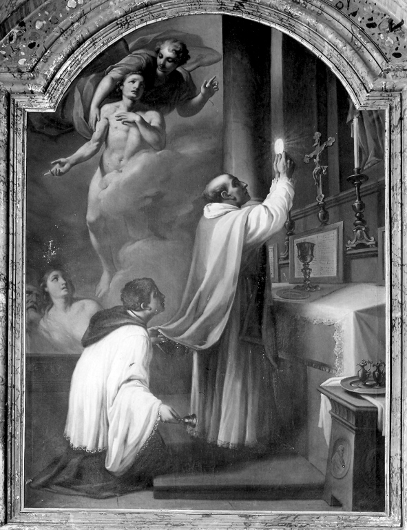 messa di San Gregorio (dipinto) - ambito romano (sec. XVIII)