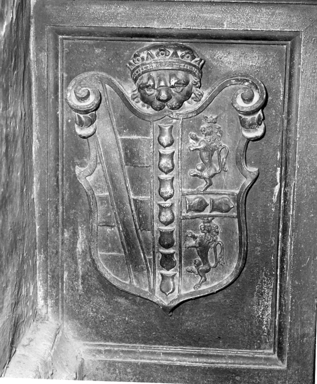 stemma della famiglia Massimo (rilievo) - ambito laziale (inizio sec. XVII)