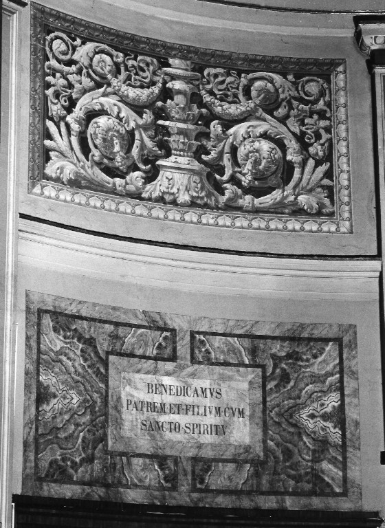 motivo decorativo (dipinto) di Monti Andrea (attribuito) (sec. XIX)
