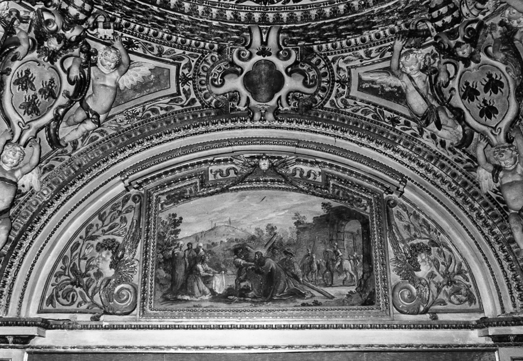 Cristo incontra la Veronica (dipinto) di Lagi Simone (e aiuti) (sec. XVII)