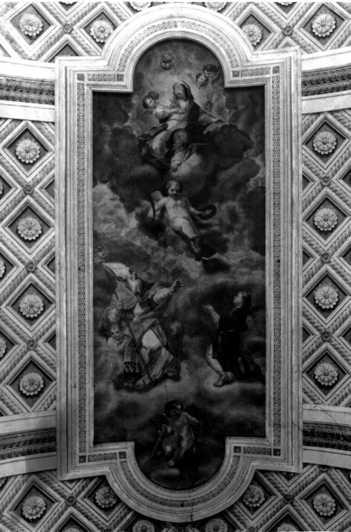 Madonna in gloria con San Biagio e San Vito (dipinto) - ambito laziale (fine/inizio secc. XVII/ XVIII)