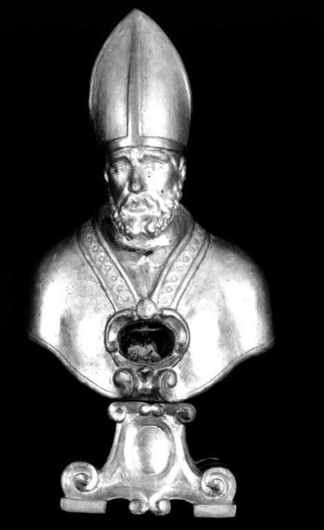 San Biagio (reliquiario - a busto) - ambito laziale (sec. XVIII)