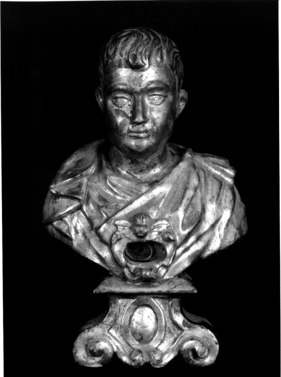 Santo (reliquiario - a busto) - ambito laziale (sec. XVII)