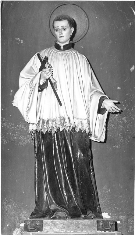 San Luigi Gonzaga (statua) - ambito laziale (sec. XIX)