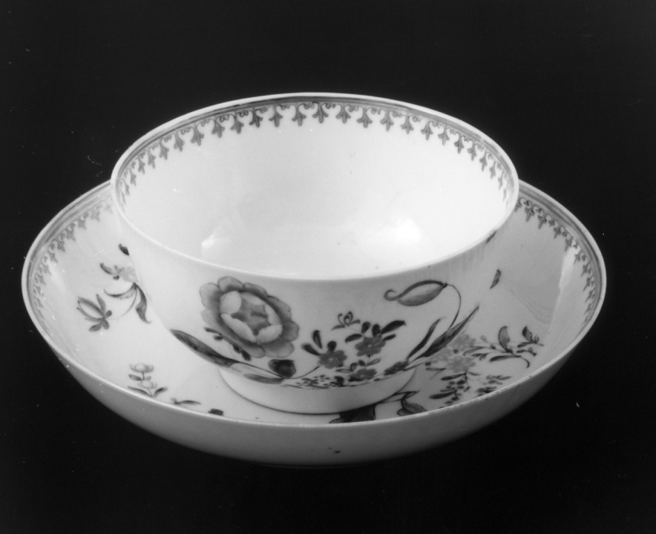 tazza, coppia - manifattura di Meissen (sec. XVIII)