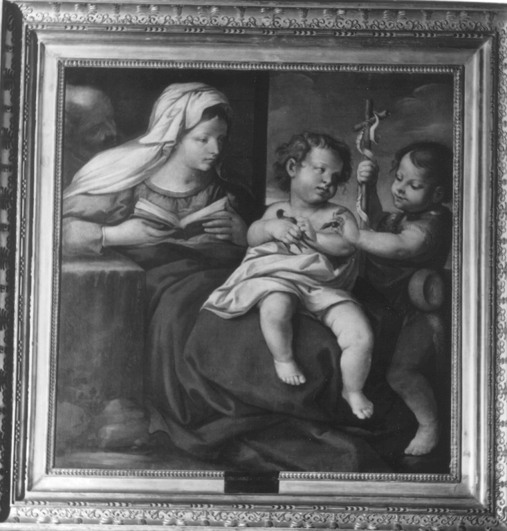 Sacra Famiglia con san Giovannino (dipinto) - ambito bolognese (inizio sec. XVII)