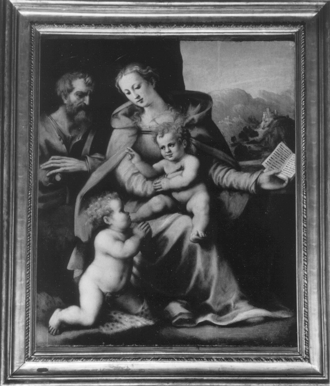 Sacra Famiglia con san Giovannino (dipinto) - ambito fiorentino (seconda metà sec. XVI)