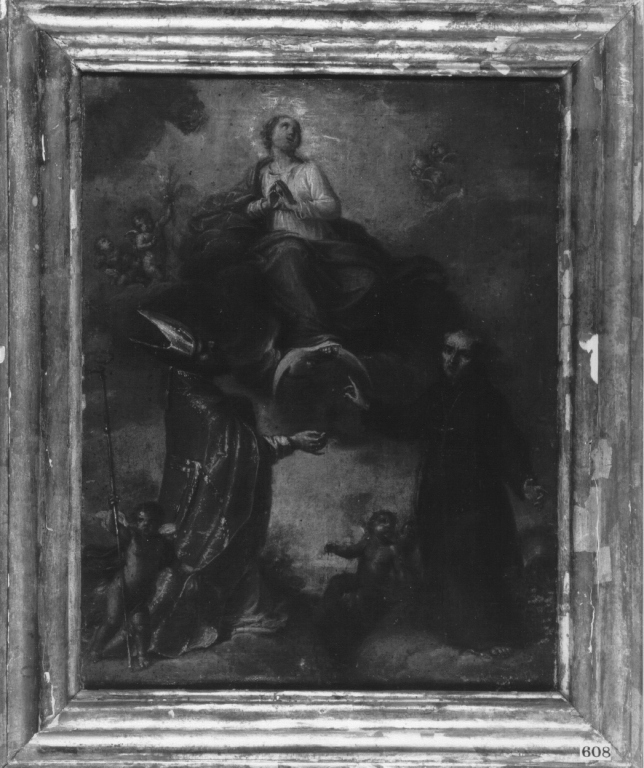 Madonna Immacolata e Santi (dipinto) - ambito veneto (inizio sec. XVIII)