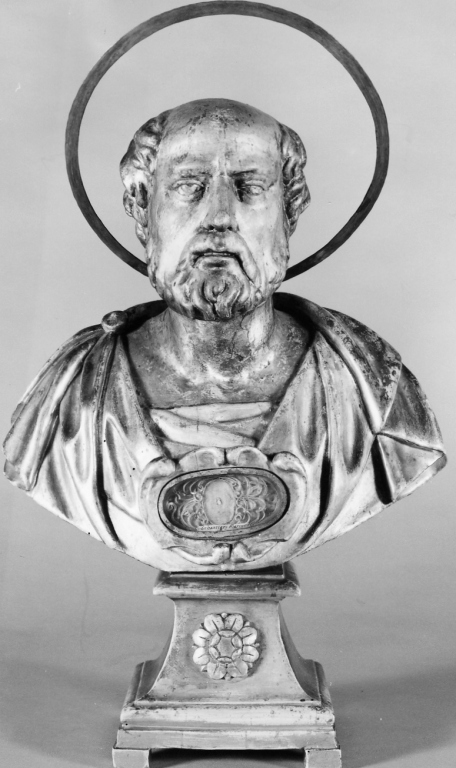 reliquiario - a busto - ambito romano (seconda metà sec. XVIII)