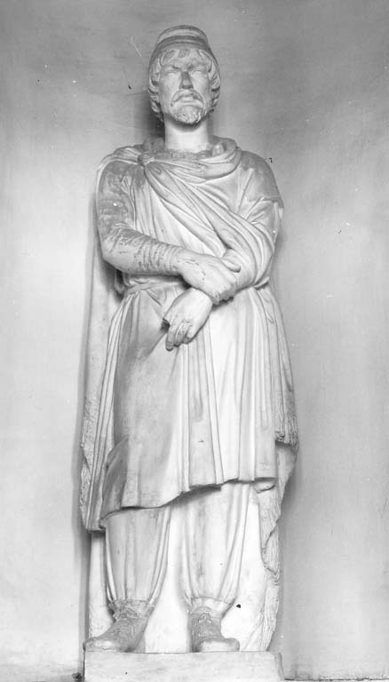 figura maschile (statua) - ambito romano (seconda metà sec. XVII)