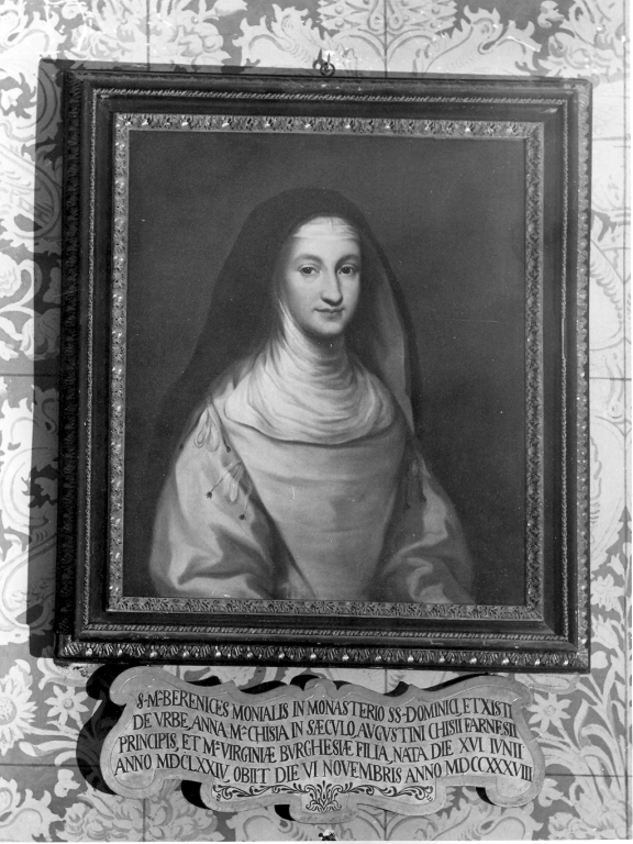 ritratto di Suor Maria Berenice Chigi (dipinto) di Vegli Pietro Paolo (sec. XVII)