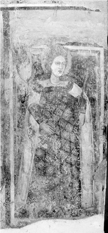 Santa Apollonia (dipinto, frammento) - ambito laziale (metà sec. XV)