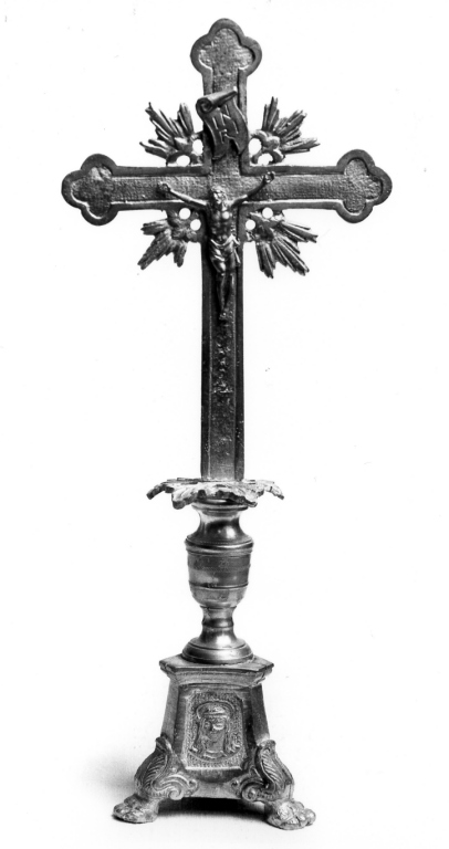 croce d'altare - ambito laziale (seconda metà sec. XIX)