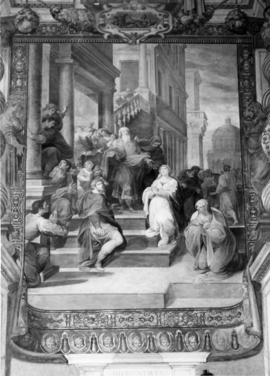 ringraziamento di Susanna (dipinto) di Croce Baldassarre, Zaccolini Matteo (fine sec. XVI)