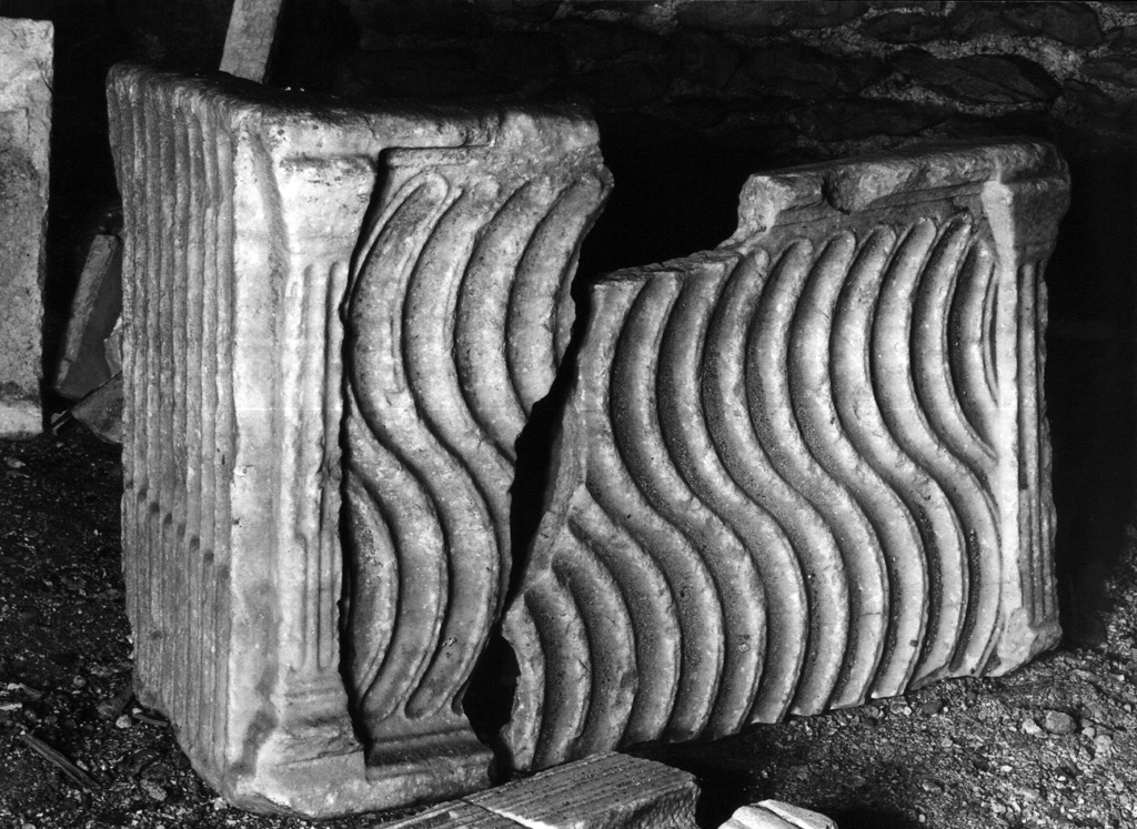 sarcofago, frammento - bottega laziale (sec. III)
