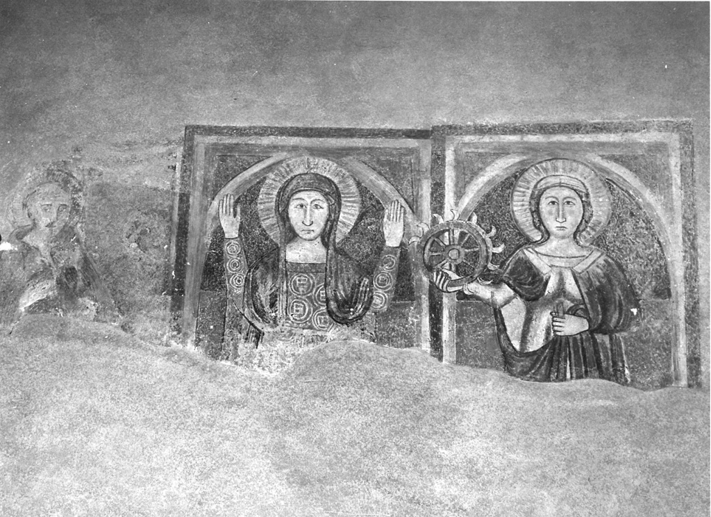 Santa Caterina da Siena, Santa (dipinto) - ambito laziale (sec. XV)
