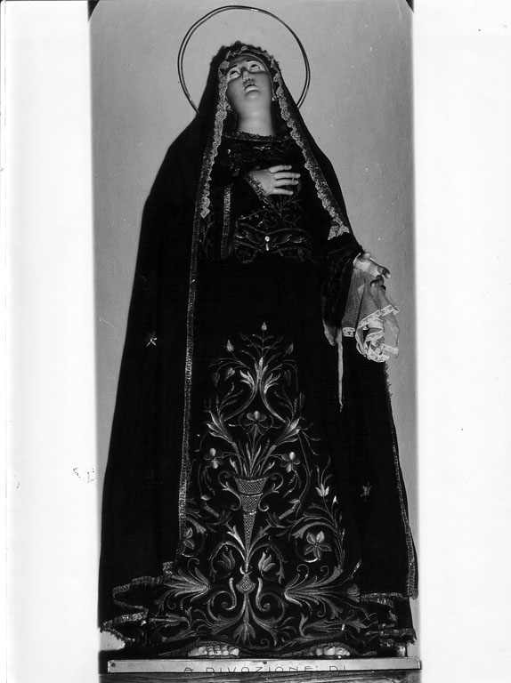 Madonna Addolorata (statua) - ambito laziale (sec. XVIII)