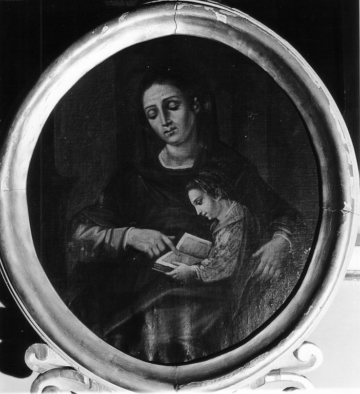 educazione di Maria Vergine (dipinto) - ambito laziale (sec. XIX)