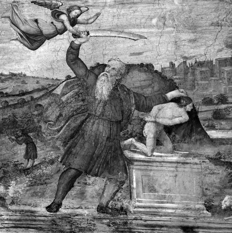 sacrificio di Isacco (dipinto) - ambito Italia centrale (sec. XVI)