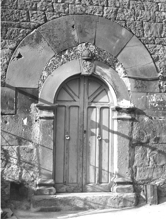 portale - ad arco - bottega laziale (sec. XIX)