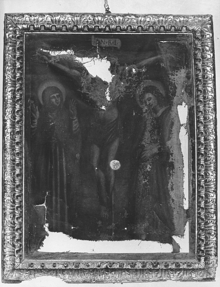 crocifissione (dipinto) - ambito laziale (inizio sec. XVII)