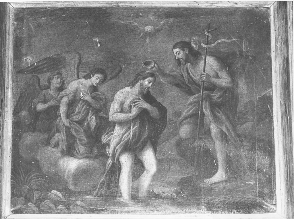 battesimo di Cristo (dipinto) - ambito laziale (sec. XVIII)