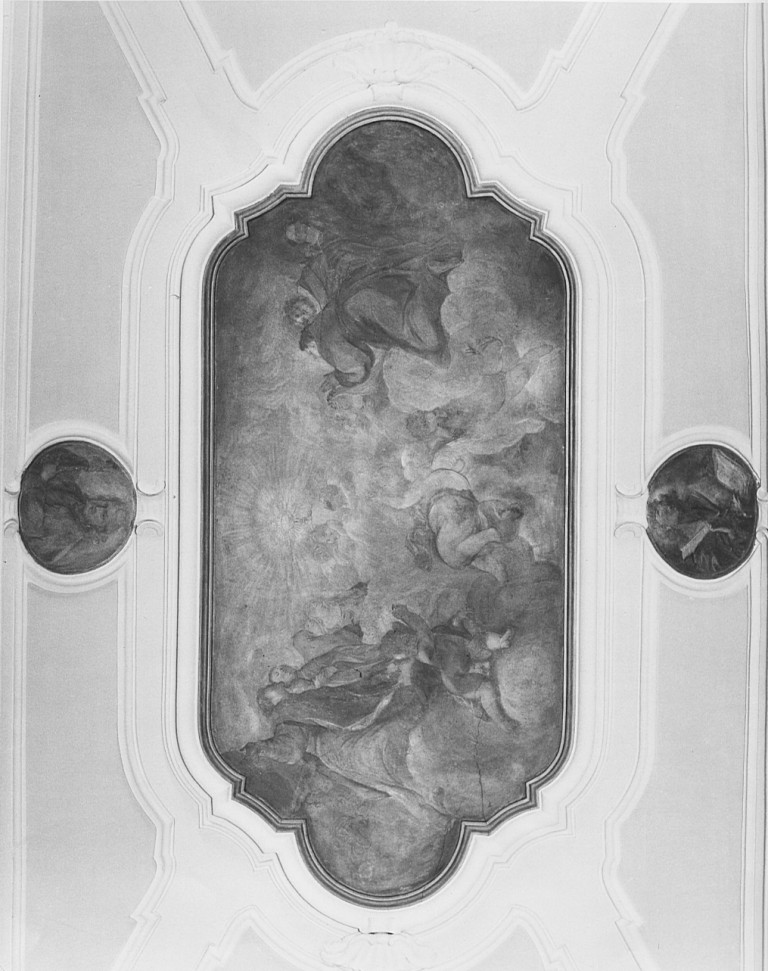 adorazione dell'Eucaristia (dipinto) di Sperduti Paolo (seconda metà sec. XVIII)