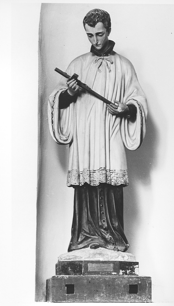 San Luigi Gonzaga (statua processionale) - ambito laziale (sec. XX)