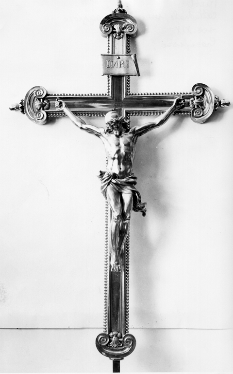 croce processionale - ambito romano (sec. XIX)