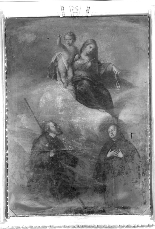 Madonna con Bambino e Santi (dipinto) - ambito laziale (seconda metà sec. XVII)