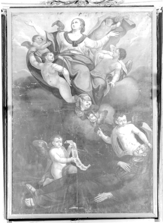 visione di San Bernardo (dipinto) - ambito laziale (seconda metà sec. XIX)