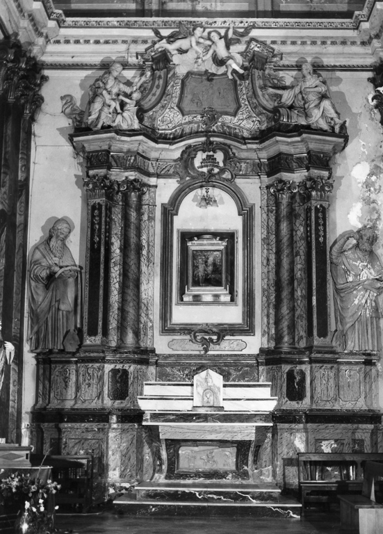altare - a edicola - ambito laziale (ultimo quarto sec. XVIII)