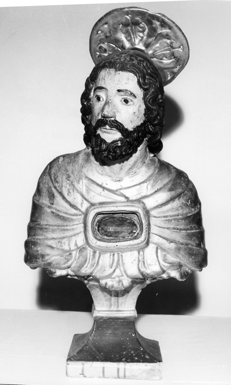 reliquiario - a busto - ambito laziale (sec. XVII)
