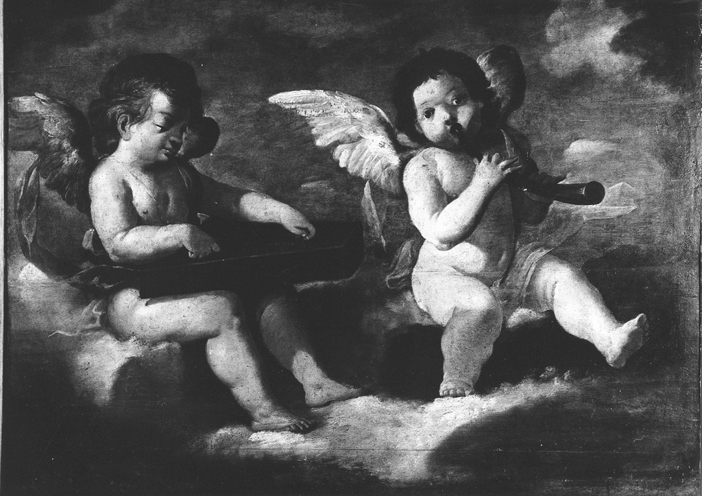 angeli musicanti (dipinto) di Niccoli Lattanzio (sec. XVII)