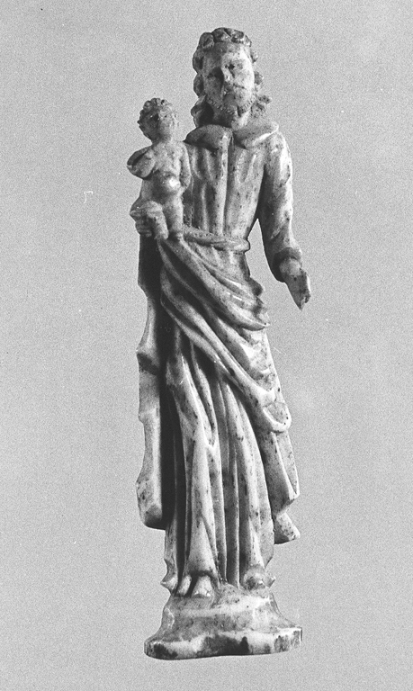 San Giuseppe e Gesù Bambino (statuetta) - ambito francese (secc. XIII/ XIV)