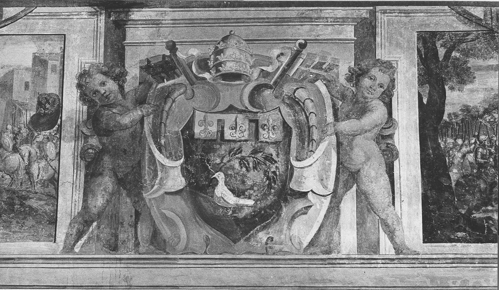 stemma di Innocenzo X (dipinto) di Manenti Vincenzo (sec. XVII)