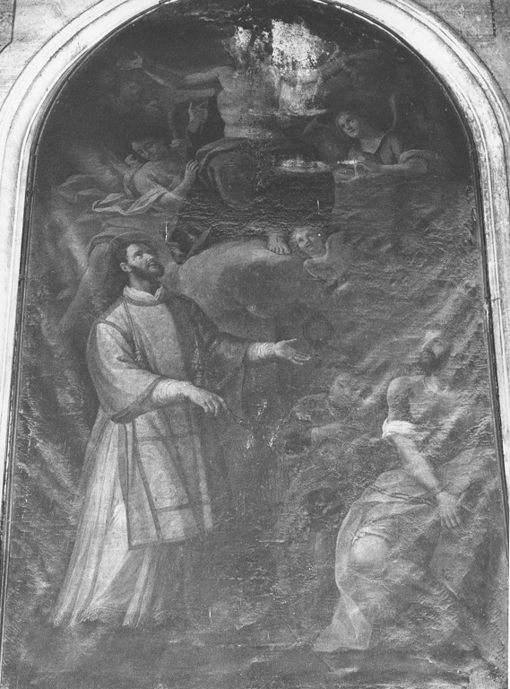 San Leonardo libera i carcerati (dipinto) - ambito Italia centrale (sec. XVIII)